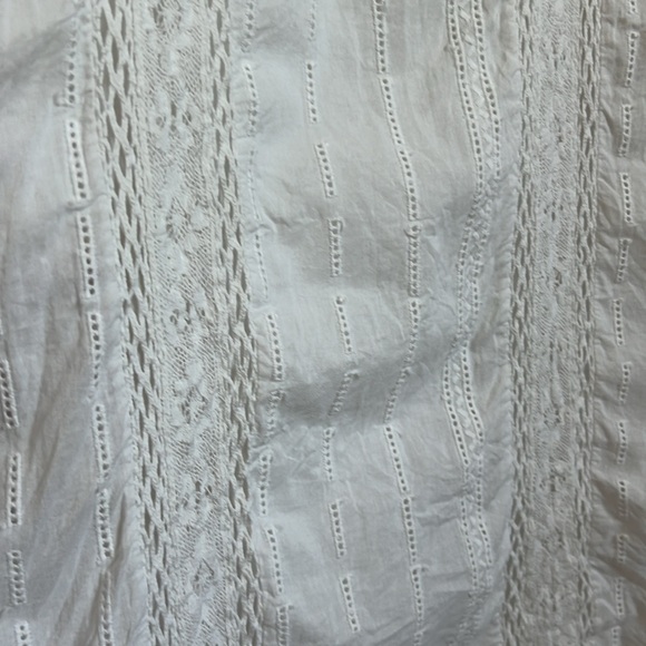 JOIE White Halter Maxi Dress with Crochet Details Size S - Picture 3 of 7
